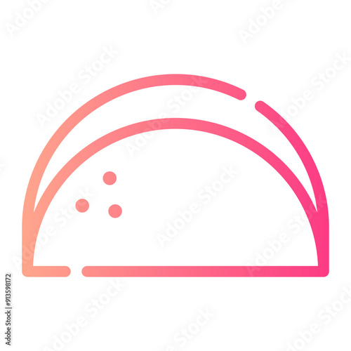 tortilla gradient icon