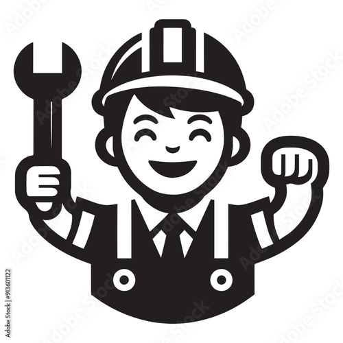 worker with wrench