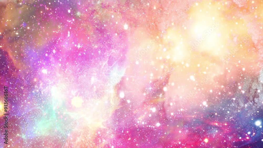 colorful space nebula particle wave background colorful space nebula particle wave background