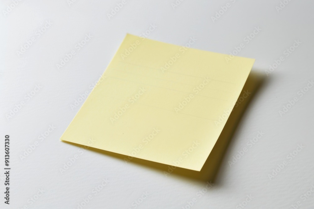 Tranquil silhouette of a reminder note on a sticky note Tranquil silhouette of a reminder note on a sticky note