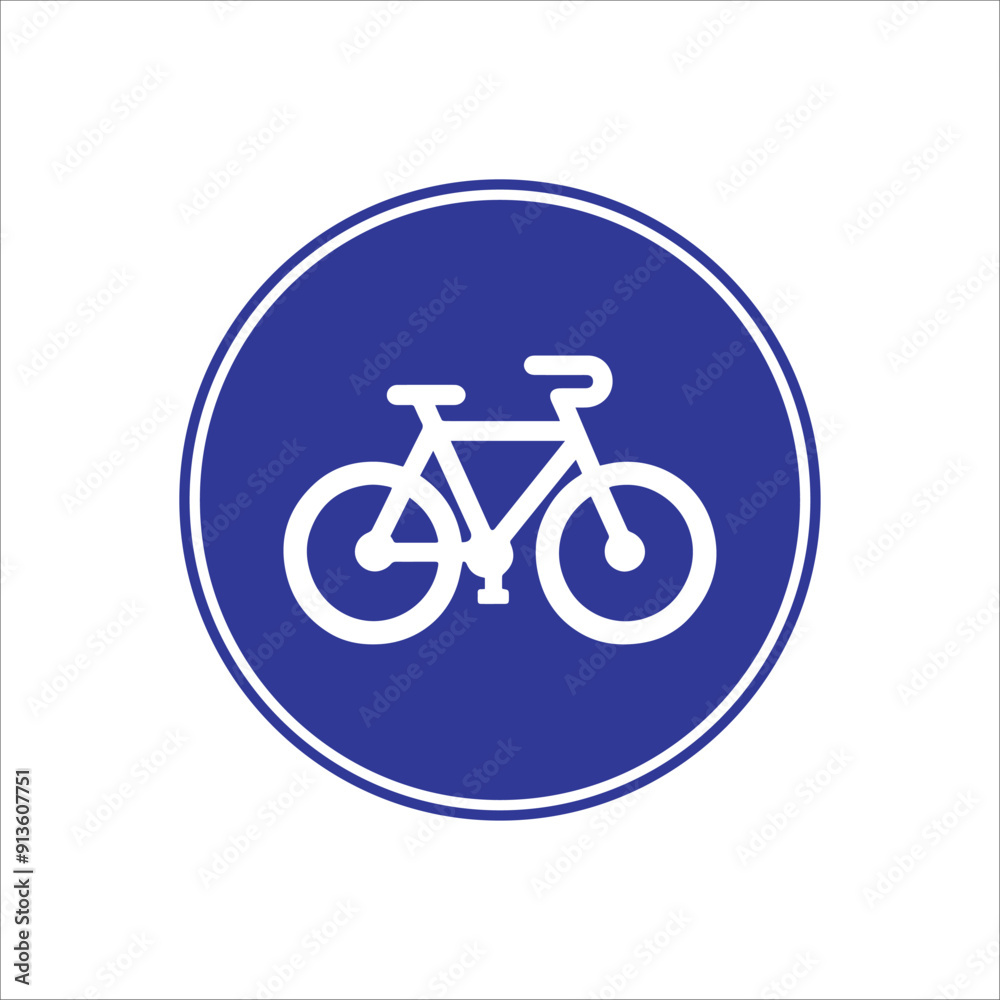 bicycle icon isolated on white background