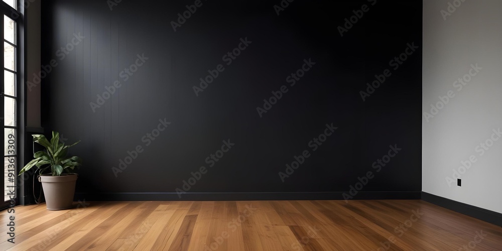 A wooden floor with a dark background A wooden floor with a dark background
