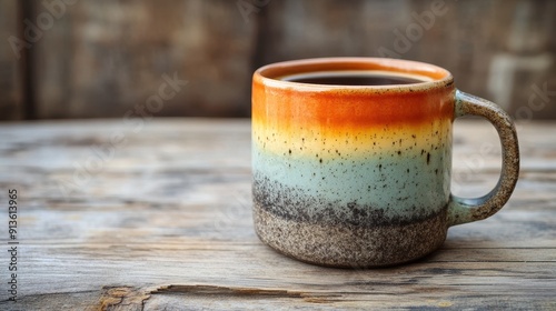 Ceramic coffee cup photo