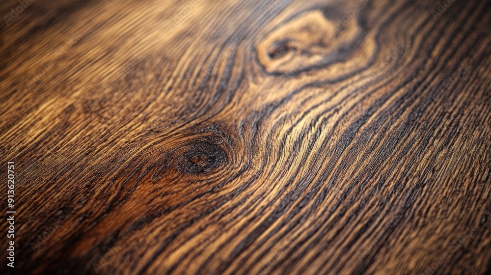 Fototapeta premium Wooden Table Close Up