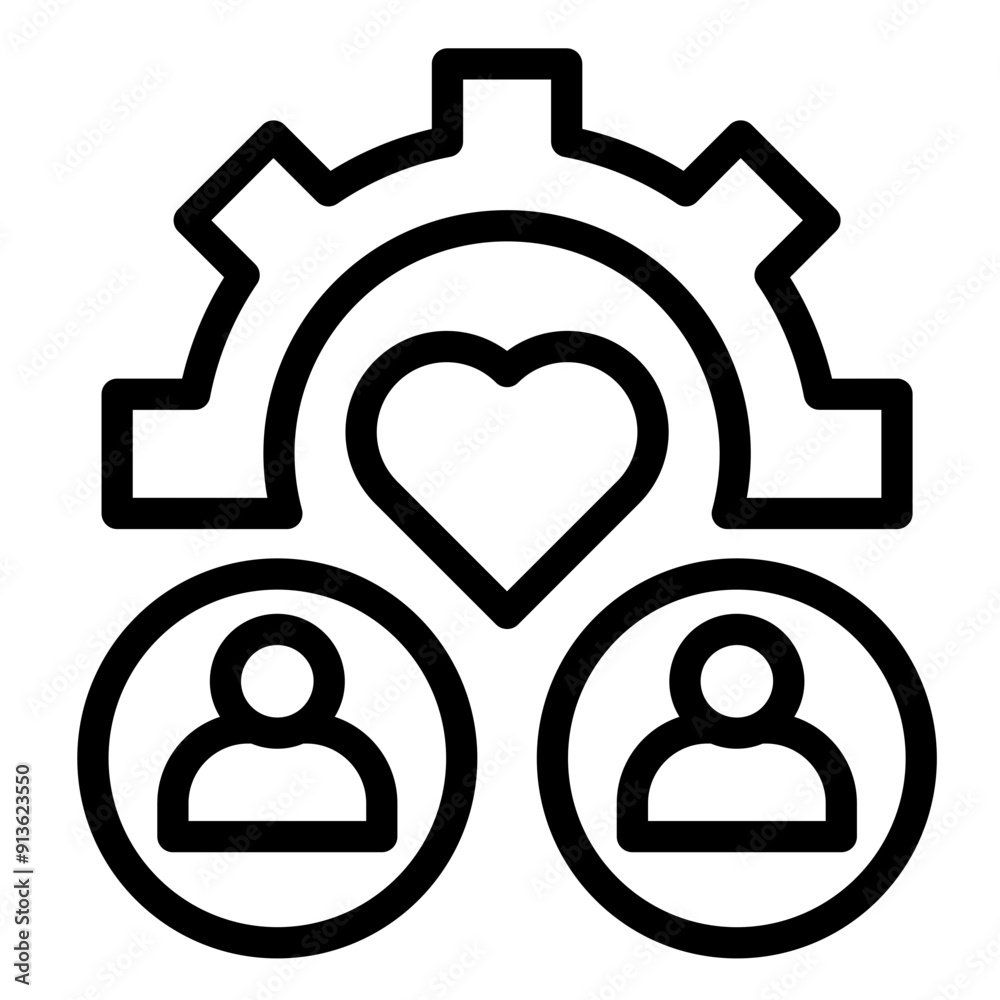 Obraz premium Relationship Icon