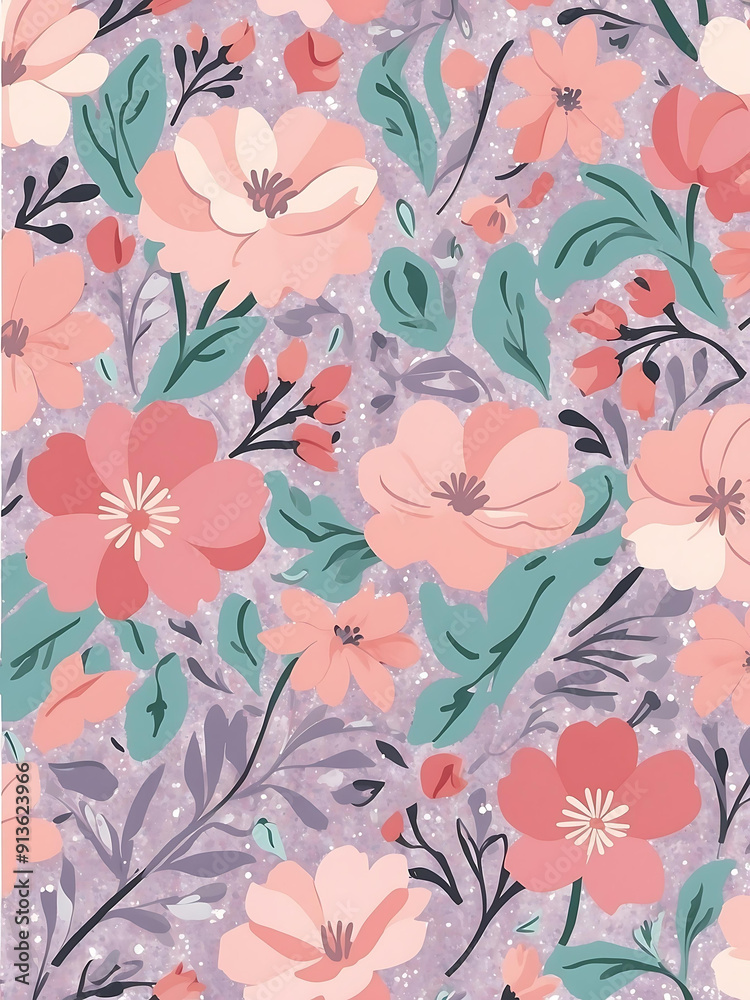 Obraz premium flowers wallpaper background
