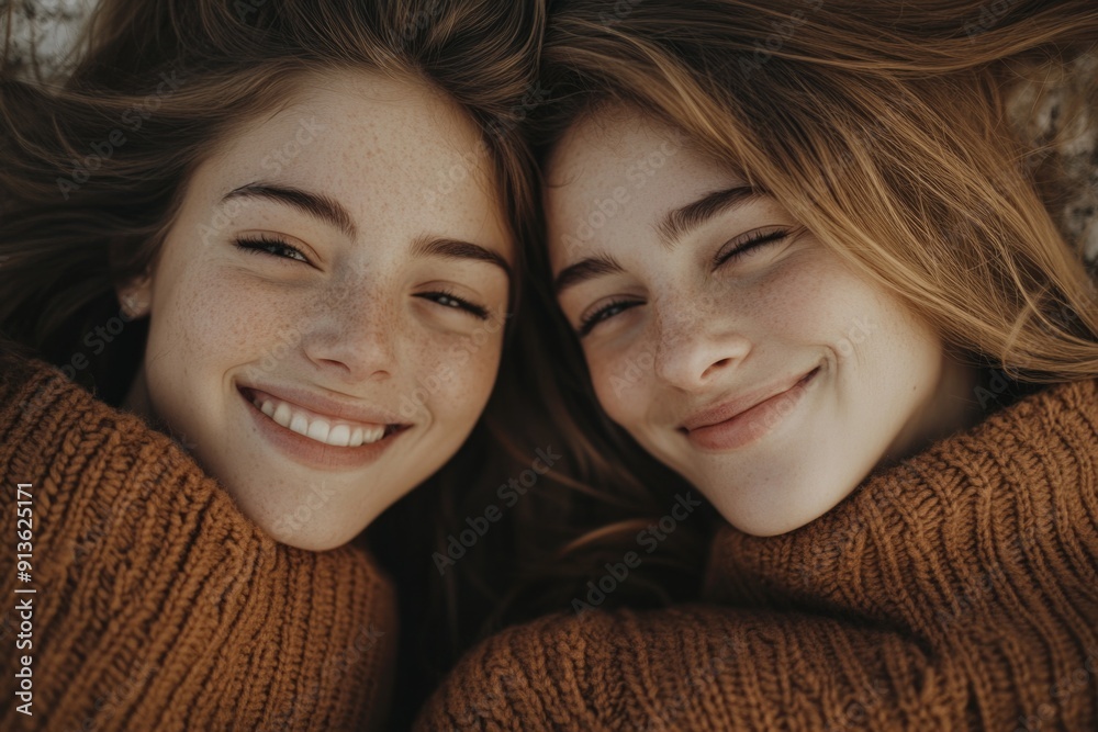 Two Women Lying Together Two Women Lying Together