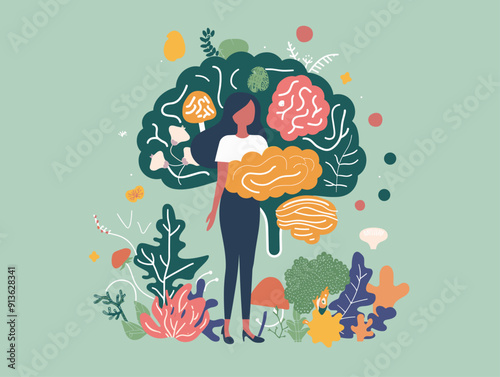 Gut-Brain Connection: Unraveling the Mind-Body Dialogue through Animated Art