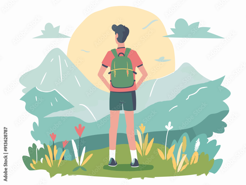 Positive Role Models, Boldly Guiding Tomorrow's Leaders: A Vibrant Flat-Style Illustration of Mentorship and Inspiration Positive Role Models, Boldly Guiding Tomorrow's Leaders: A Vibrant Flat-Style Illustration of Mentorship and Inspiration