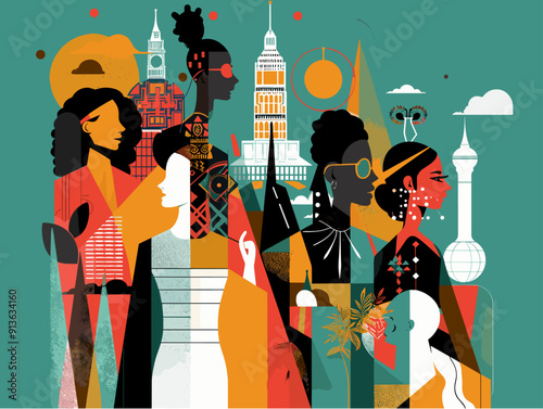 Global Fashion Fusion: A Visual Tapestry of Cultural Exchange and Style Evolution