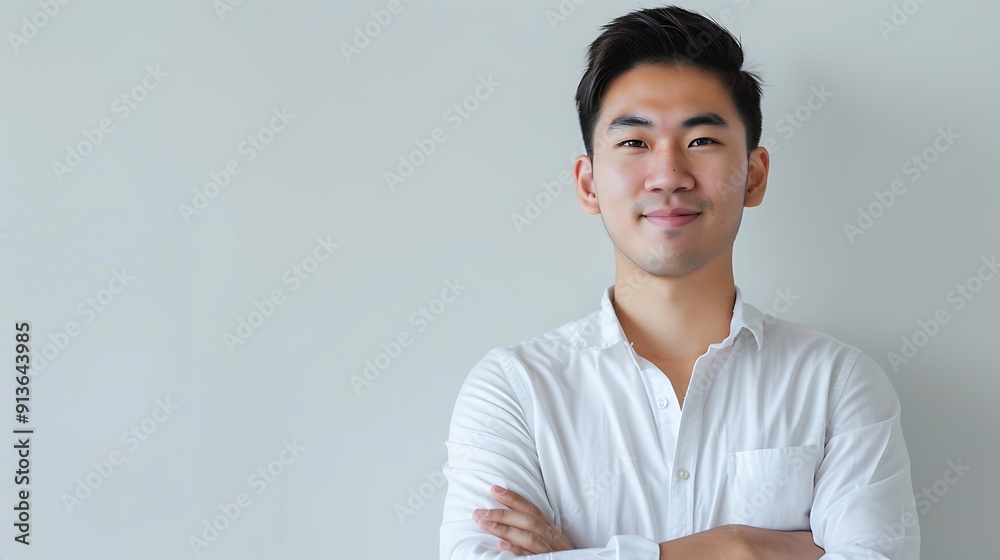 Portrait of a Confident Young Man Portrait of a Confident Young Man