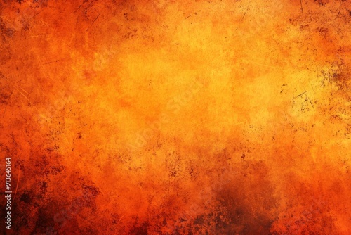 Abstract Orange Background with Red Grunge Texture for Thanksgiving and Halloween with generative ai