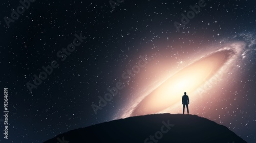 A basic representation of a galaxy, minimalist style, 2D vector, a few stars, clean lines, and an uncomplicated design