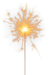 Sparkler Isolated on Transparent Background

