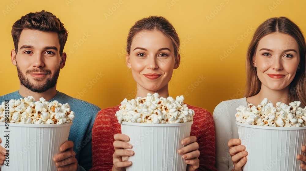 a group of people hosting a charity movie night a group of people hosting a charity movie night