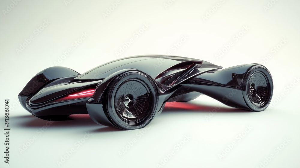 Futuristic 3D Illustration of a Sleek and Modern Vehicle for Advanced Transportation Futuristic 3D Illustration of a Sleek and Modern Vehicle for Advanced Transportation