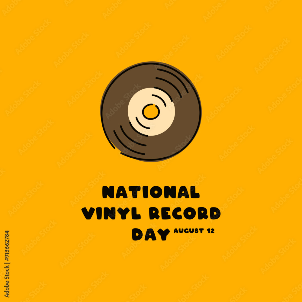 National Vinyl Record Day. August 12. National Vinyl Record Day. August 12.