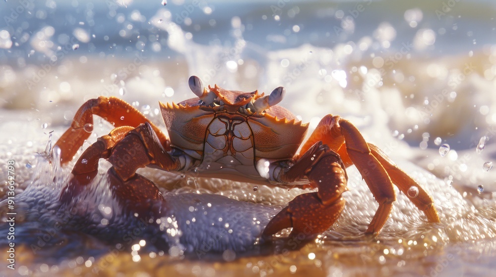 Crab on the Beach Crab on the Beach