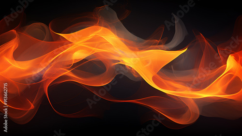 Beautiful flame background material
