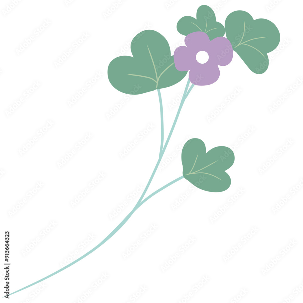 Obraz premium illustration of a clover