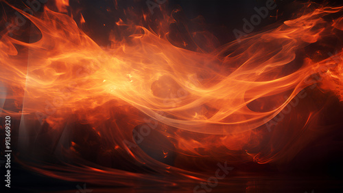 Beautiful flame background material
