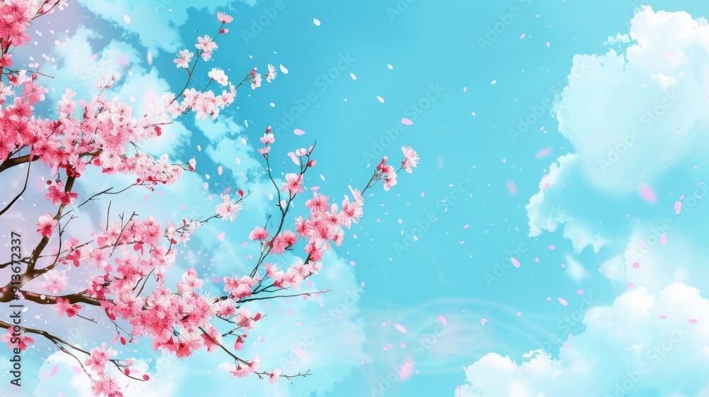 Cherry Blossoms in Spring Cherry Blossoms in Spring