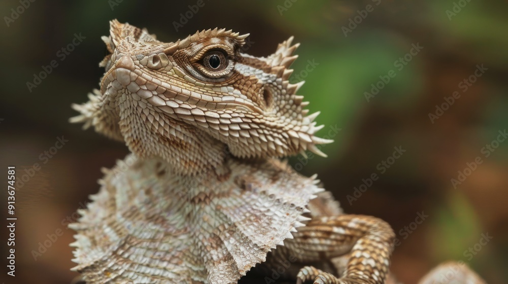 Close-up of a Frilled Neck Lizard Close-up of a Frilled Neck Lizard