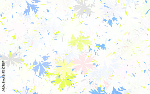 Light Green, Red vector doodle backdrop with trees, branches.