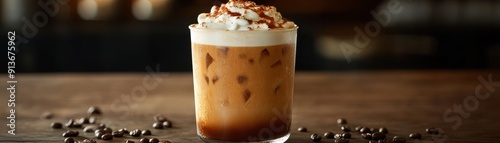 Iced coffee cappuccino brings it to life photo