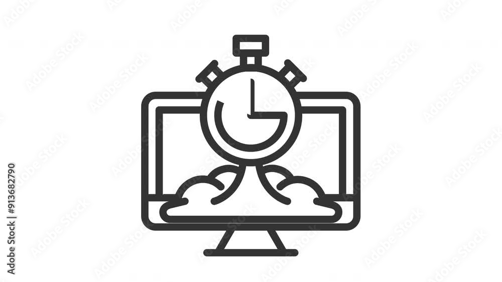 animated system speed icon. Perfect for seo, web, website, search, digital, online, computer, animation, animated, technology, internet, interface, browse, optimization, www, browser, connection