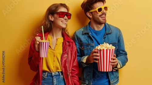 A Couple Enjoying Snacks photo