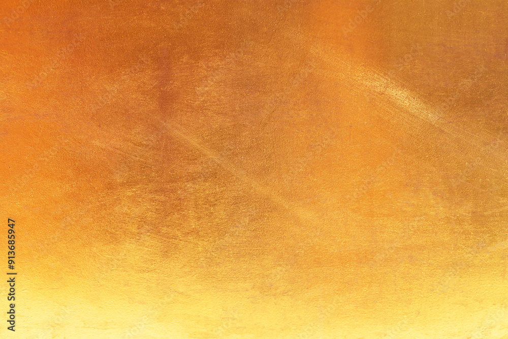 Gold abstract background or texture and gradients shadow horizontal shape