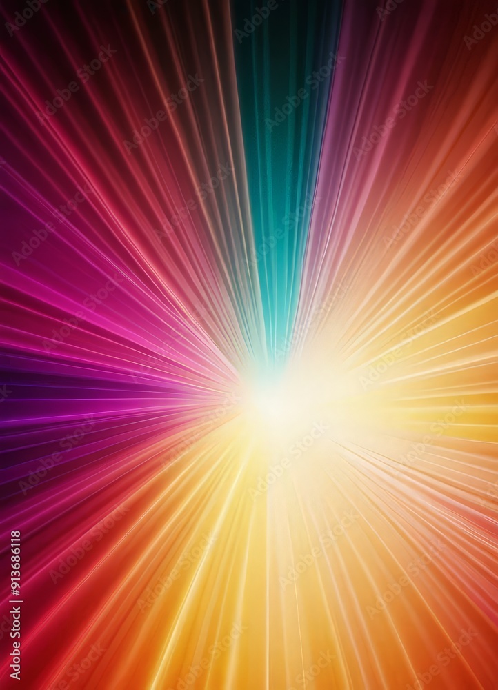 vibrant abstract background features radiant burst light emanating from the center, composed concentric lines vibrant abstract background features radiant burst light emanating from the center, composed concentric lines