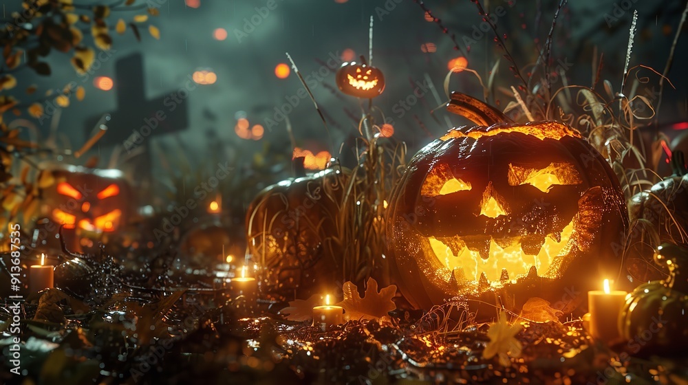 Halloween 8K Realistic Lighting Highly Detailed Halloween 8K Realistic Lighting Highly Detailed