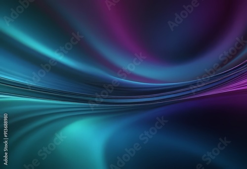 abstract featuring swirling lines in shades blue, purple, and green, creating sense movement and dynamism.