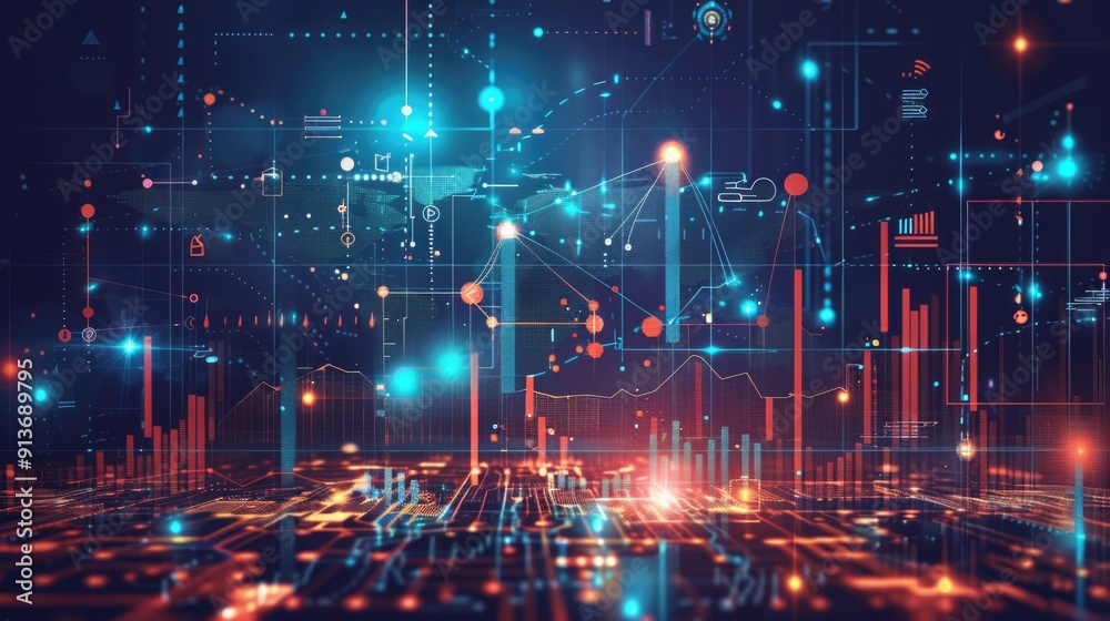 Abstract Digital Network