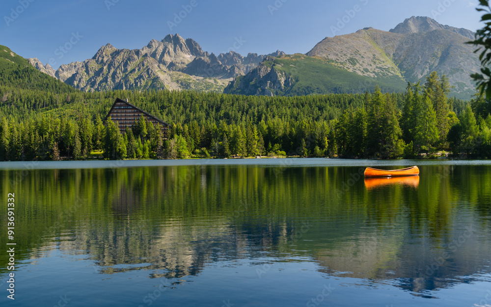 Szczyrbskie Jezioro (Štrbské pleso), Tatry Wysokie, Słowacja