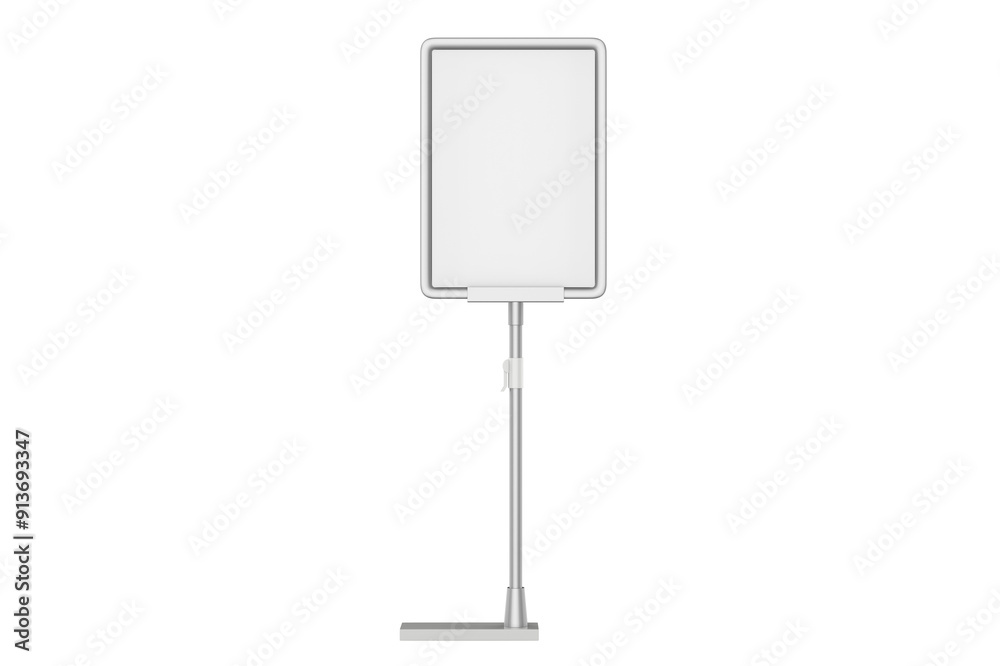 Retail Display Stand Mockup Isolated On White Background. 3d illustration Retail Display Stand Mockup Isolated On White Background. 3d illustration