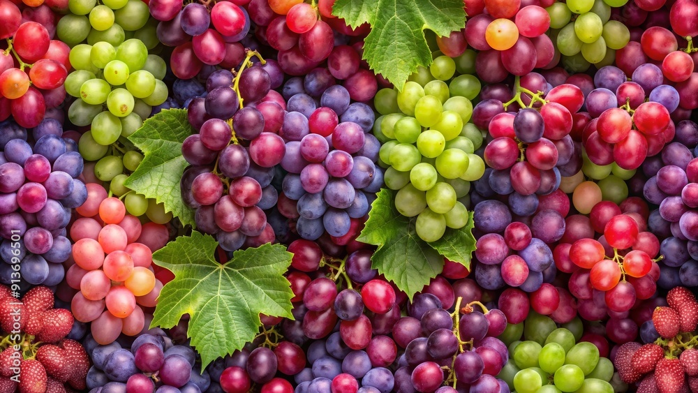 Seamless background featuring red and purple grapes, perfect for wine labels or packaging design, grapes, red, purple Seamless background featuring red and purple grapes, perfect for wine labels or packaging design, grapes, red, purple