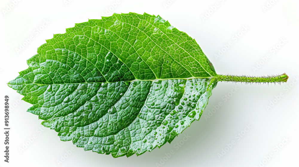 a single, green leaf a single, green leaf