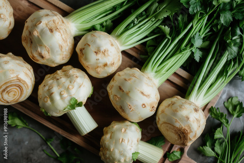 Celeri-rave or celeriac - r...