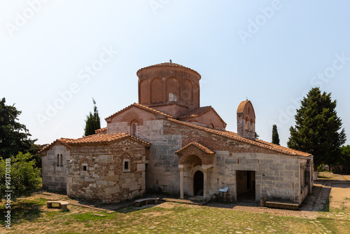 The ancient city of Apollonia is situated in southwestern Albania, about 13 miles from the city of Fier and it was an Ancient Greek trade colony which developed into an independent polis photo