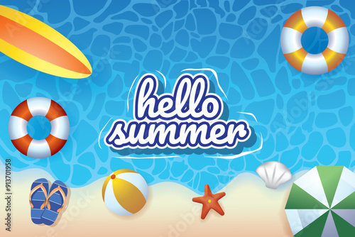 summer sea holiday background