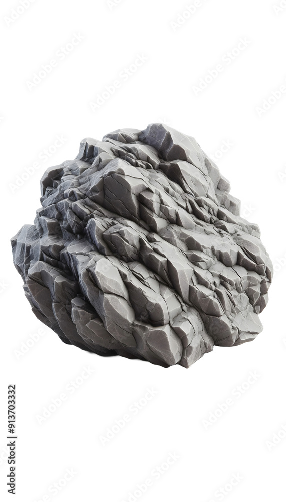 Stone isolated on transparent background Stone isolated on transparent background