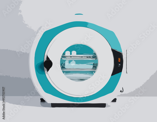 Autoclave icon. Professional sterilization equipment, industrial disinfection. Sterile surface. Glyph icon. Medical device sterilization.

