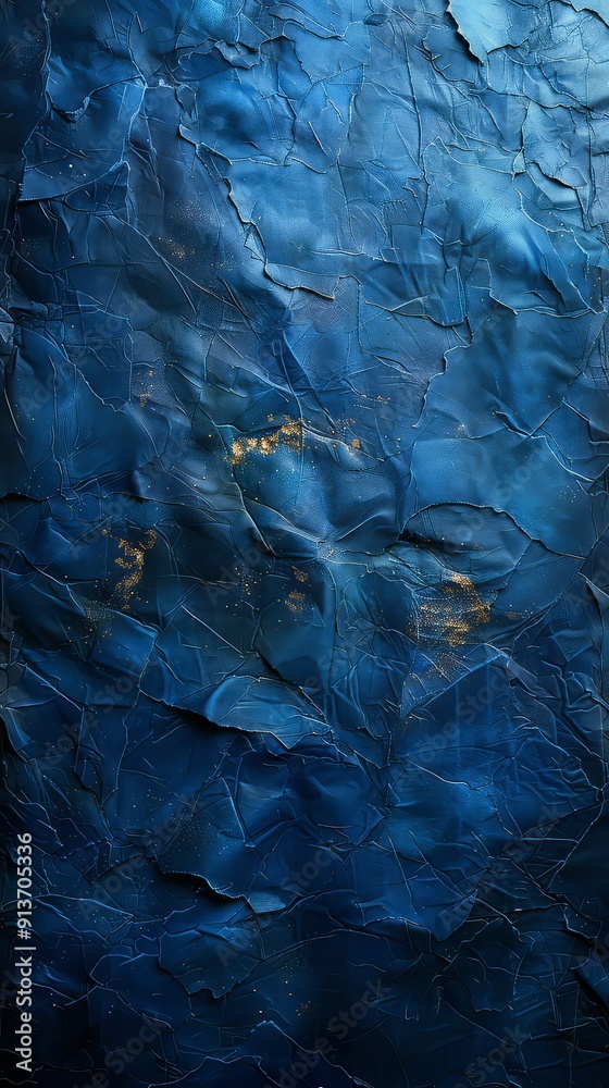 Naklejka premium Blue wall texture