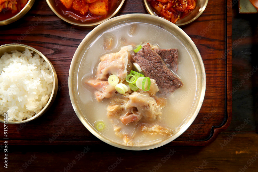 Korean Healthy Food. Korea Cuisine. Fresh Ingredients. 