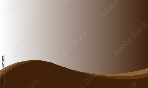 brown wave design, with brown gradient background