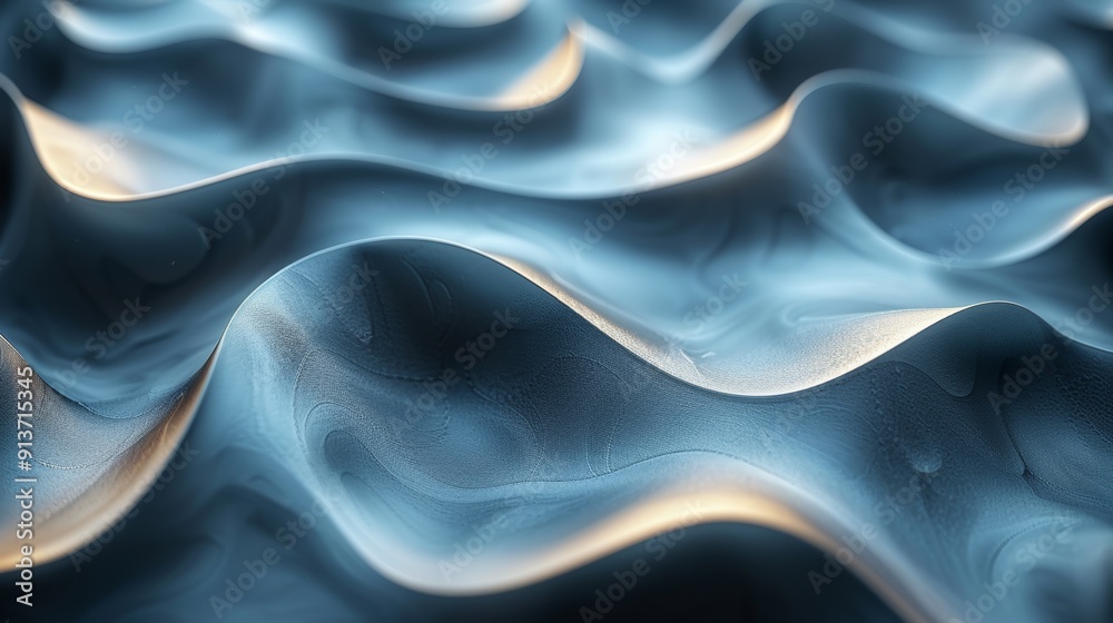 Flowing Waves of Water in a Gentle Current Under Soft Light Flowing Waves of Water in a Gentle Current Under Soft Light