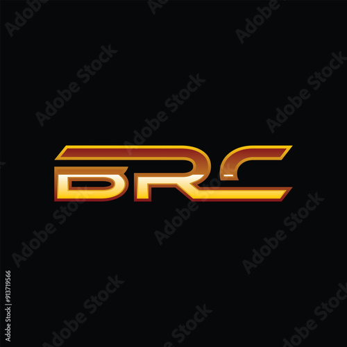 Initial BRC Modern Business Icon Creative Technology Design Template Logo